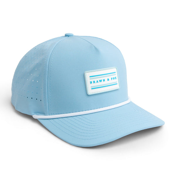 B&F Sky 5 - Brawn & Fox Origin 5-Panel Golf Hat Front