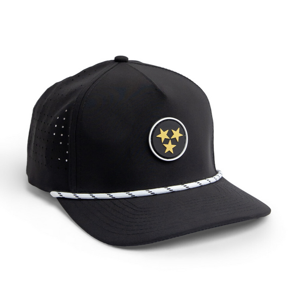 Tennessee Gold Tri 5 - Brawn & Fox Origin 5-Panel Golf Hat Front