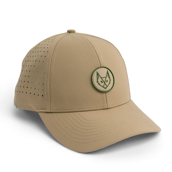 Fox Tan 6 - Brawn & Fox Axis 6-Panel Golf Hat Front