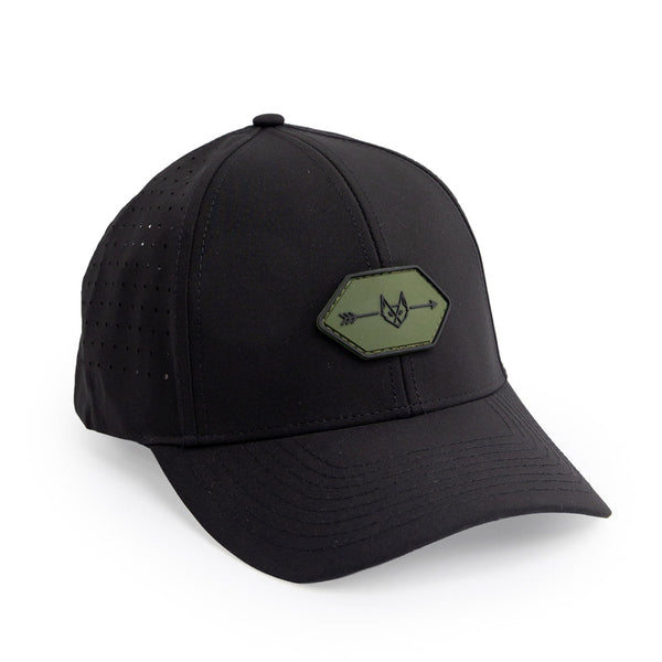 Black Water - Brawn & Fox Axis 6-Panel Golf Hat Front
