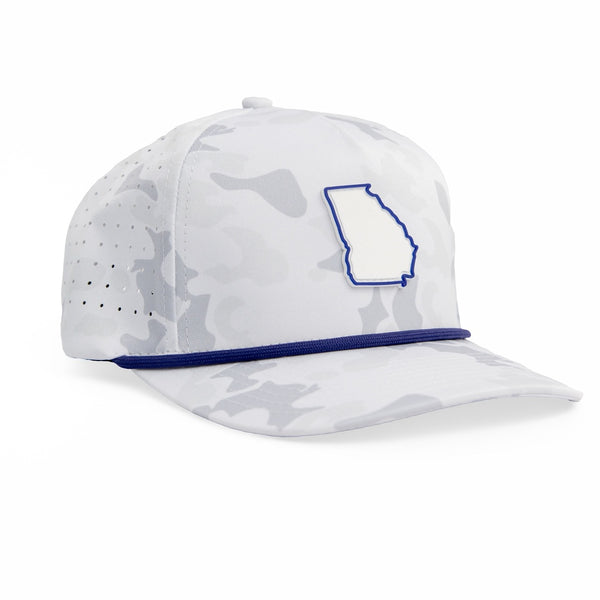 Georgia Navy State - Brawn & Fox Origin 5-Panel Golf Hat Front