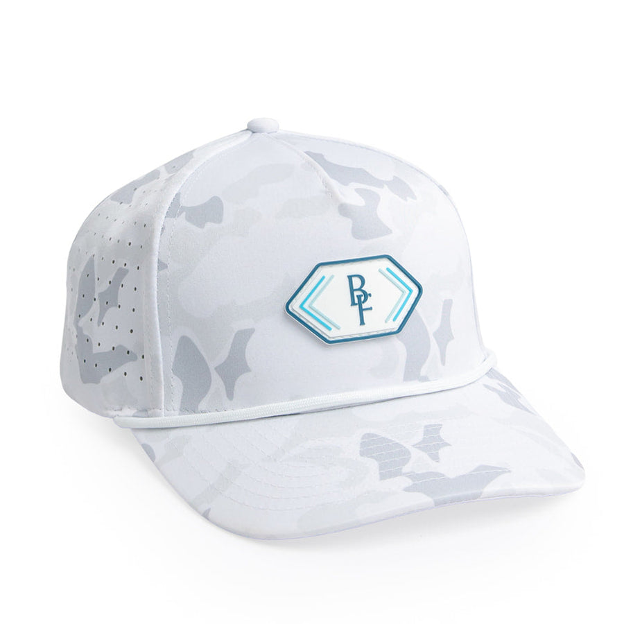 BF Snow 5 - Brawn & Fox Origin 5-Panel Golf Hat Front