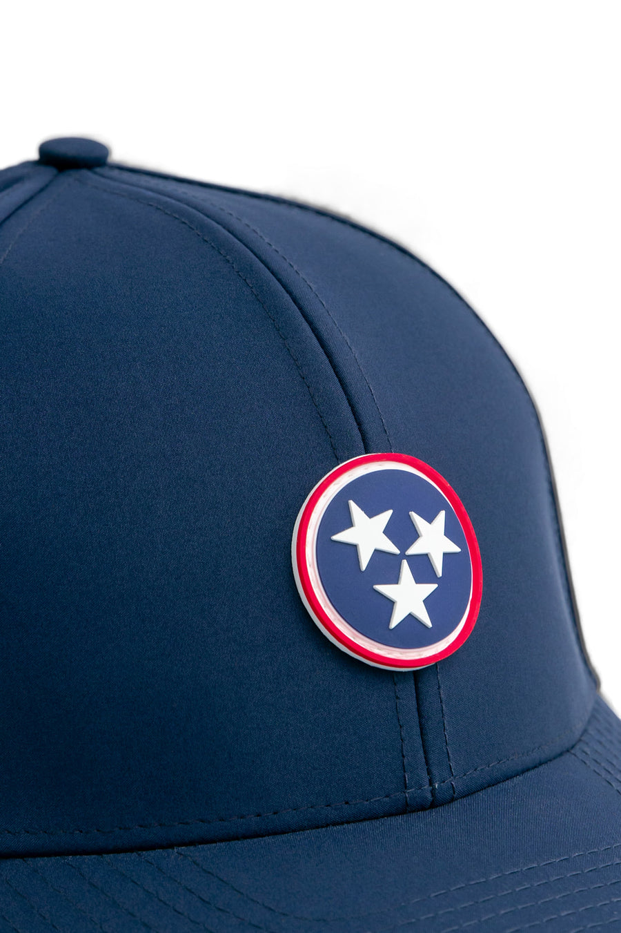 Tennessee Navy Tri - Brawn & Fox Axis 6-Panel Golf Hat Back