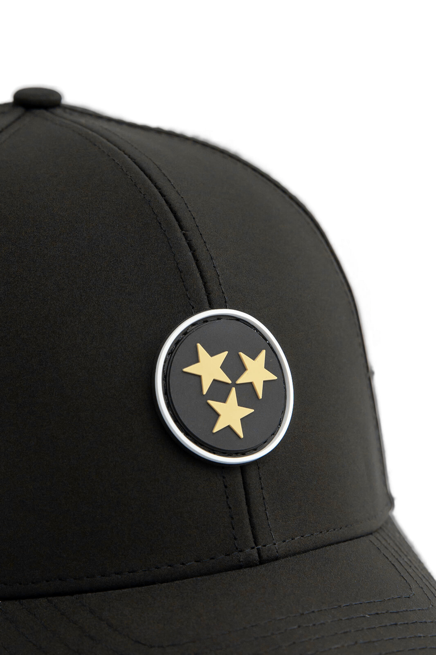 Franklin Black - Brawn & Fox Axis 6-Panel Golf Hat Back