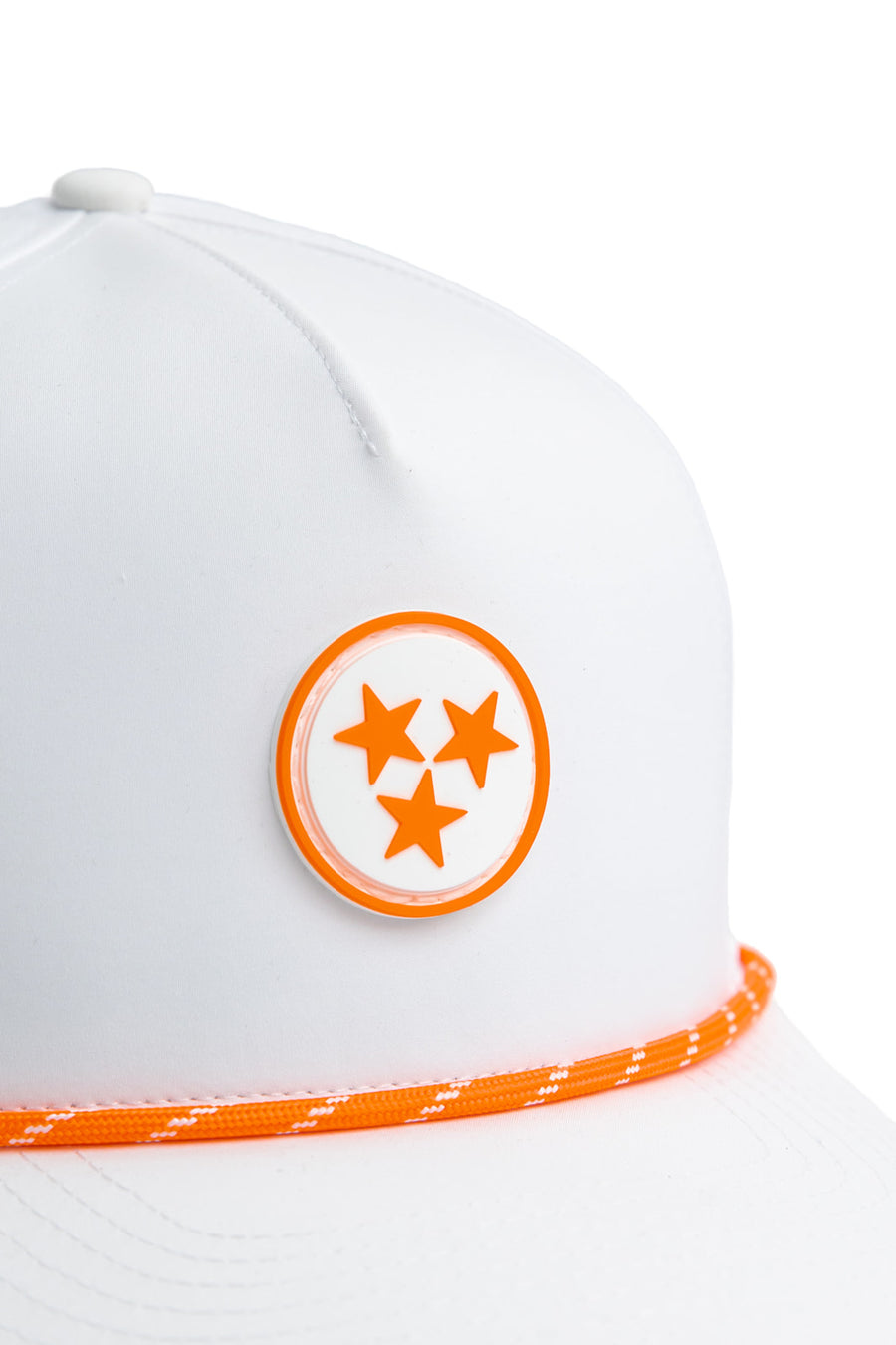 Tennessee Orange Tri 5 - Brawn & Fox Origin 5-Panel Golf Hat Back