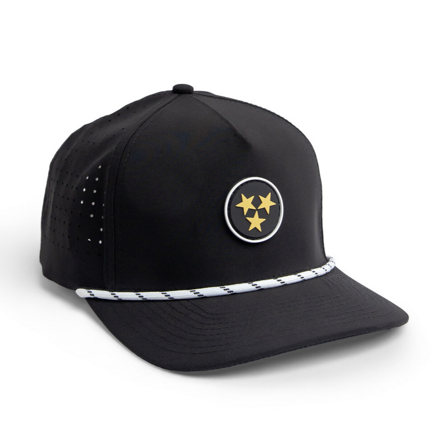Tennessee Gold Tri 5 - Brawn & Fox Origin 5-Panel Golf Hat Front