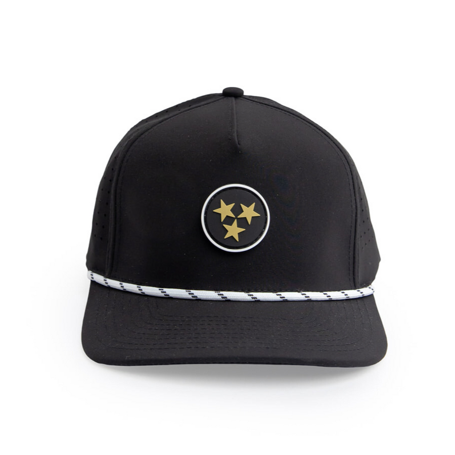 Tennessee Gold Tri 5 - Brawn & Fox Origin 5-Panel Golf Hat Side
