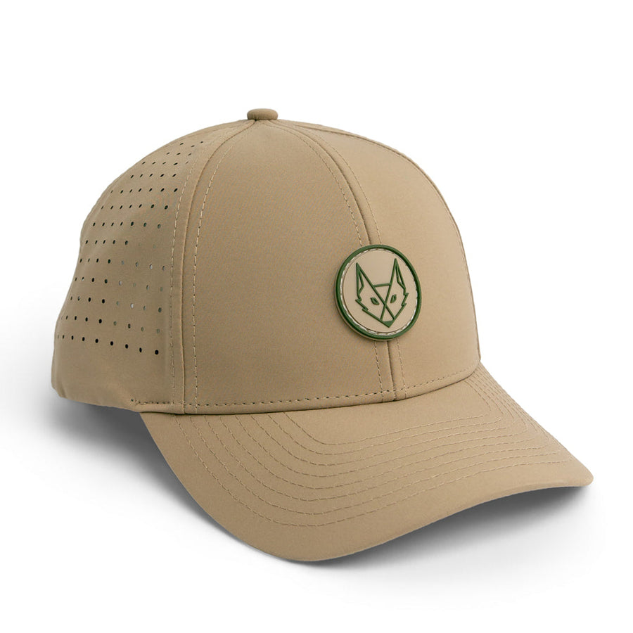 Fox Tan 6 - Brawn & Fox Axis 6-Panel Golf Hat Front