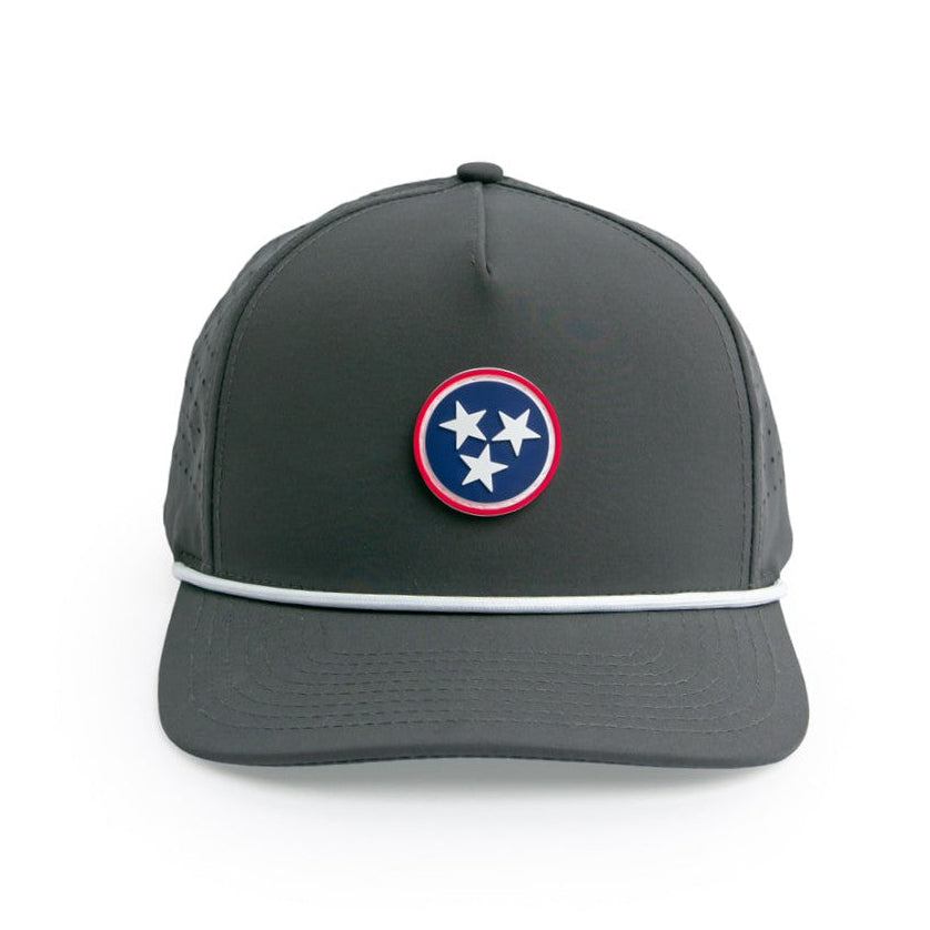Grey Harbor - Brawn & Fox Origin 5-Panel Golf Hat Side