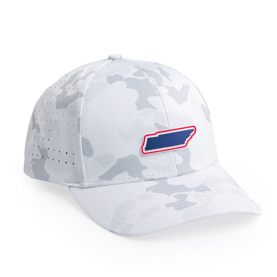 Tennessee Snow State - Brawn & Fox Axis 6-Panel Golf Hat Front
