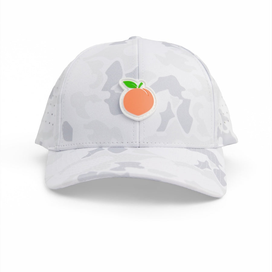 Georgia Peach Camo - Brawn & Fox Axis 6-Panel Golf Hat Back