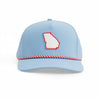 Georgia Red State - Brawn & Fox Origin 5-Panel Golf Hat Back