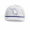 Georgia Navy State - Brawn & Fox Origin 5-Panel Golf Hat Back