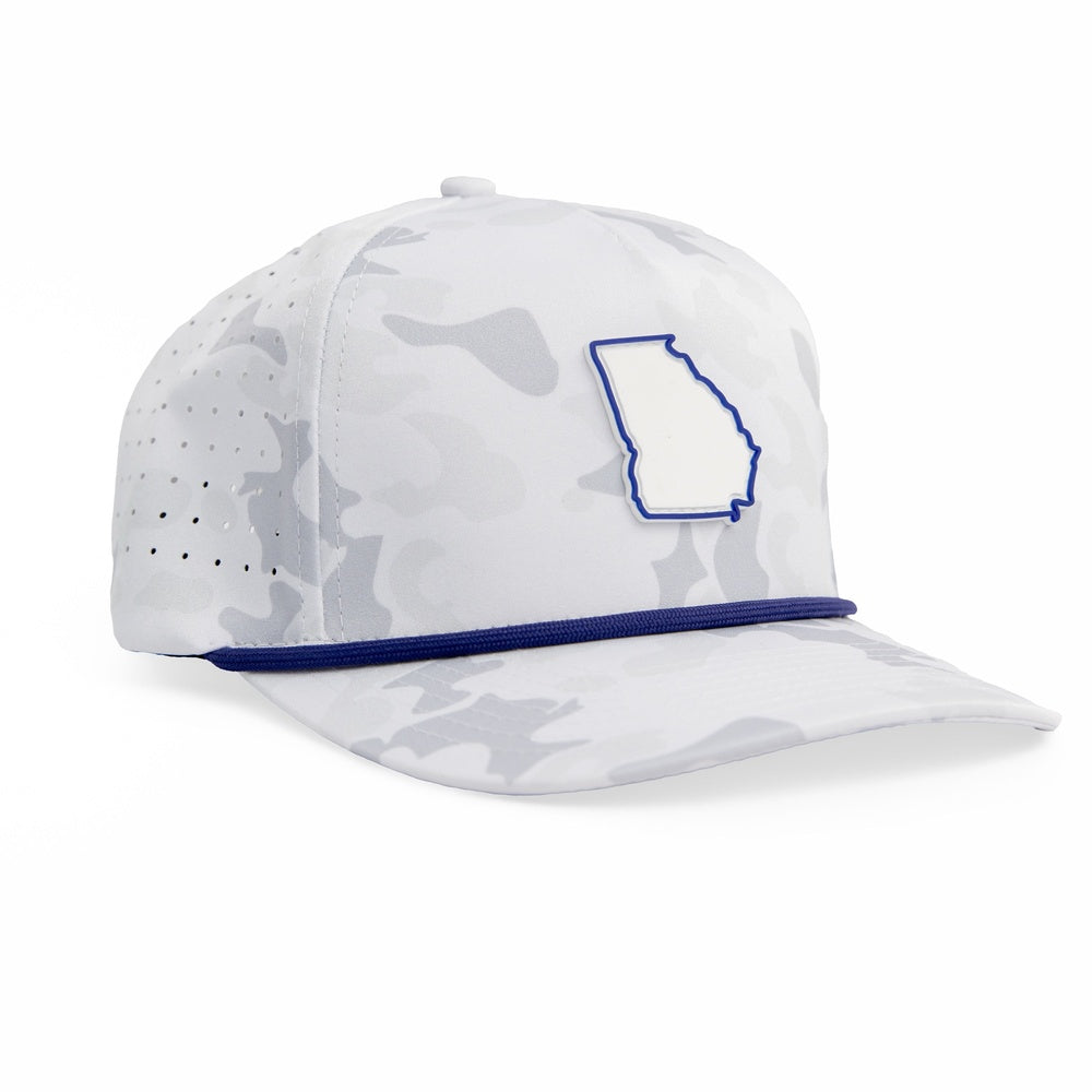 Georgia Navy State - Brawn & Fox Origin 5-Panel Golf Hat Front