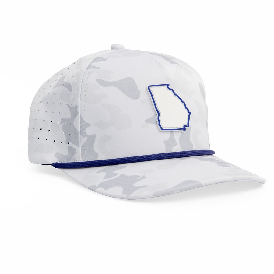 Georgia Navy State - Brawn & Fox Origin 5-Panel Golf Hat Front