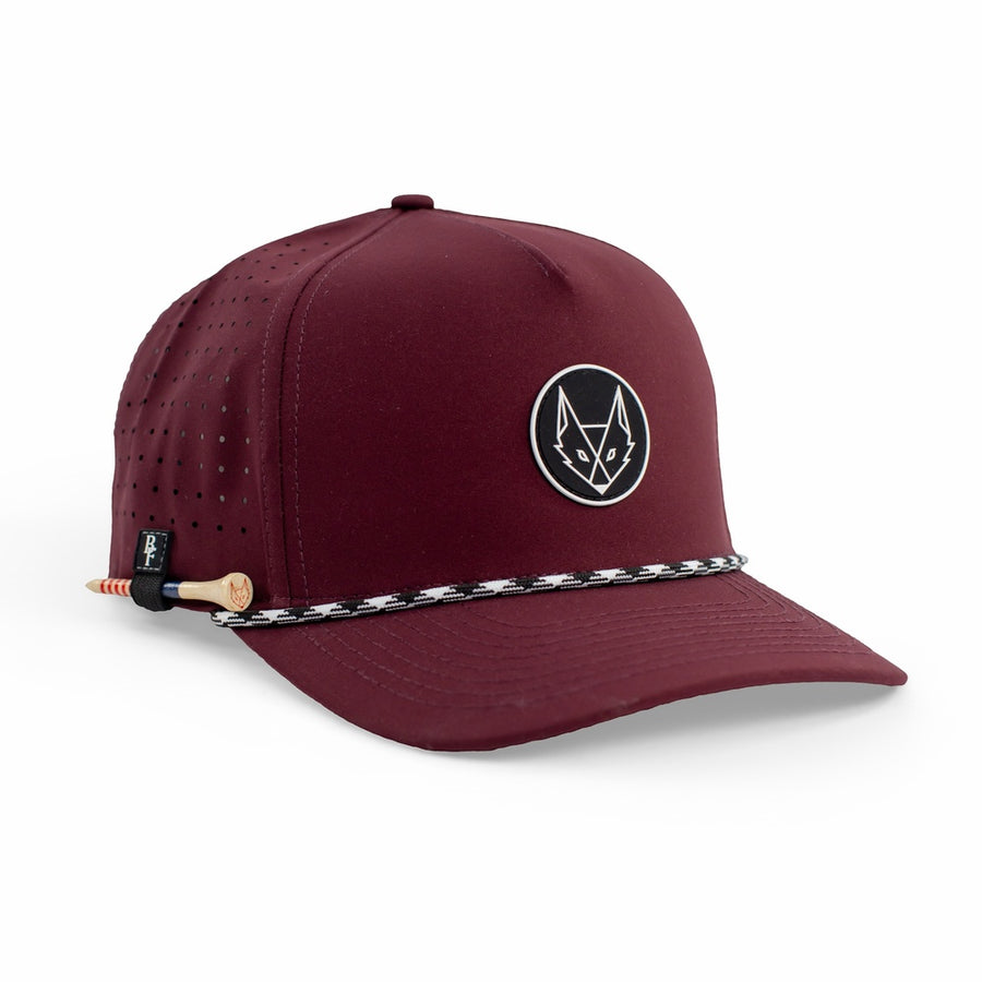 The Travis Hold-A-Tee - Brawn & Fox Origin 5-Panel Golf Hat Front